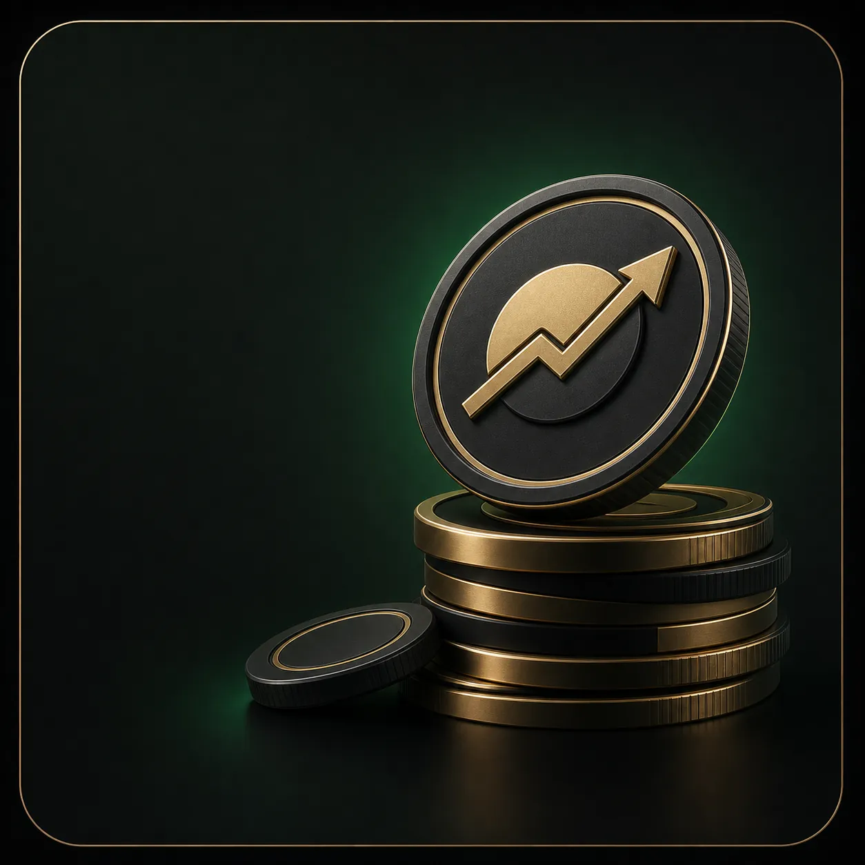 Premium coin stack for profit share